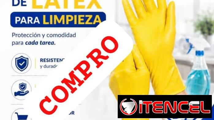 Compro guante de látex