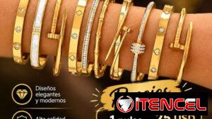 ✨💛   Pulsos tipo CARTIER!!.  ¡LA ELEGANCIA SE LLEVA EN LA MUÑECA! 💛✨