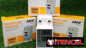 ⚡🛡️ PROTECTOR DIGITAL SACO 220V – Resguardo inteligente para tus equipos 🛡️⚡