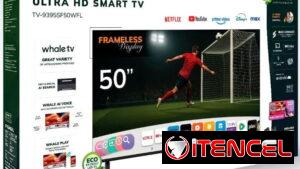 Smart TV, Premier, 50", soporte de pared, 1920x1080 -mensajería gratis y garantía