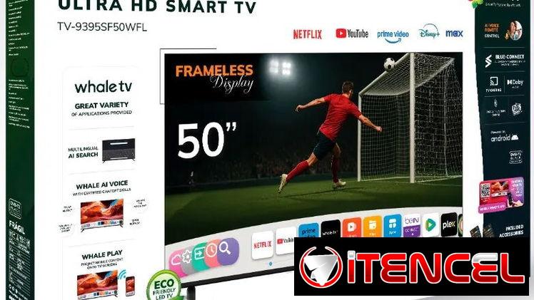 Smart TV, Premier, 50″, soporte de pared, 1920×1080 -mensajería gratis y garantía