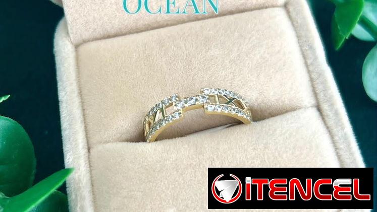 ANILLOS DE ORO 10 K CIFRADO
