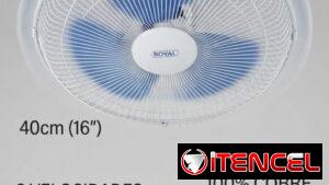 Ventilador Royal de pared con mando