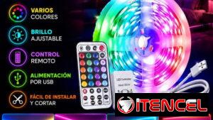 Cintas led de 15 metros se sincronizan móvil mediante bluetooth 18 USD