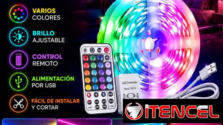 Cintas led de 15 metros se sincronizan móvil mediante bluetooth 18 USD