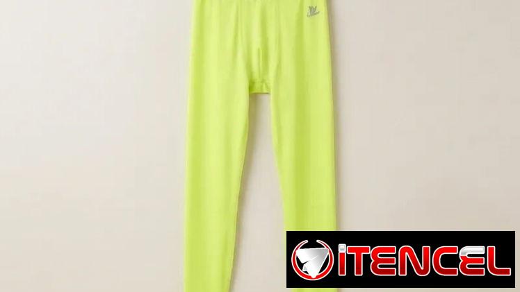 Calza de Compresión Deportiva - Amarillo Neón Talla L Juvenil