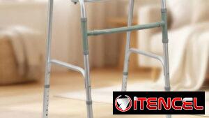 Andador plegable de aluminio