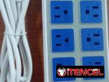 🔌 REGLETA 🔌 ELÉCTRICA MULTIPUERTO DE 2M S.P.C. TENEMOS MENSAJERÍA CON FACTURA Y GARANTÍA. TL 54833699