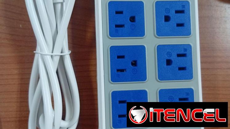 🔌 REGLETA 🔌 ELÉCTRICA MULTIPUERTO DE 2M S.P.C. TENEMOS MENSAJERÍA CON FACTURA Y GARANTÍA. TL 54833699