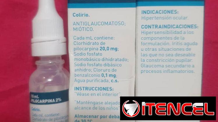 Pilocarpina 2% (10 ml)-$1000 H.E