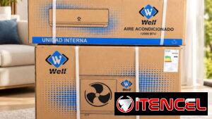 Split Well de 1 TN y 220V con 3 meses de garantía.
