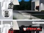 Cámara Solar inteligente 2 lentes 10mpx