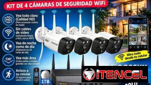 KIT DE 4 CÁMARAS DE SEGURIDAD OOSSXX – 5 MP