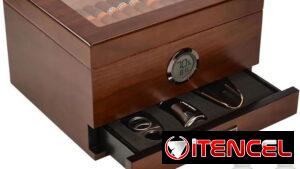 Humidor de caja para más de 25 tabacos
