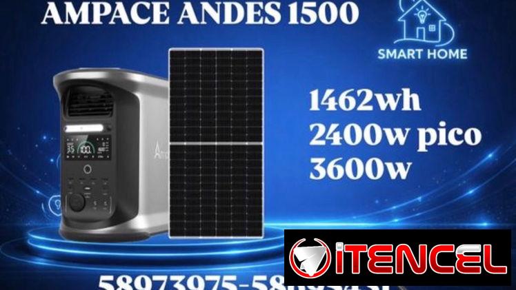 Ampace andes 1500 1462wh 2400w pico 3600q
