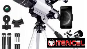 Oferta tecnológica: Telescopio Astronómico Portátil 70mm – Hasta 150X | videojuegoshabana.com