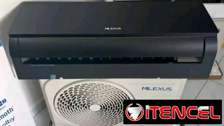 Split Milexus de 1 tonelada 110v unidad interior color negro ⚫❄️ 12000BTU* a 380 usd
