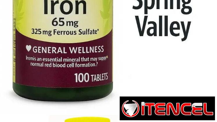 hierro Spring Valley suplemento dietético 🌿