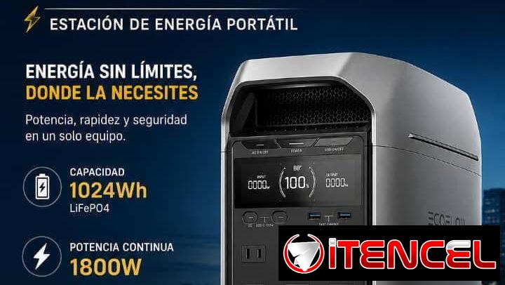 🔵 *EcoFlow DELTA 3 Plus*