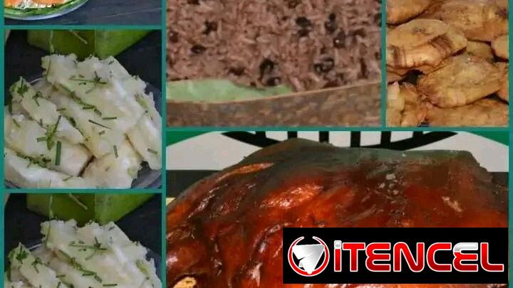 Pernil asado para 25 a 30 comensales