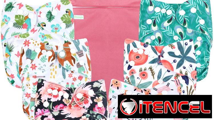 Pañales de tela reutilizables