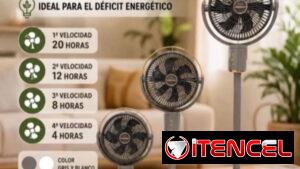 Ventilador recargable jysuper