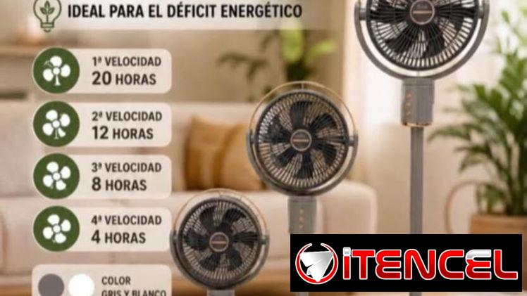 Ventilador recargable jysuper — foto 1