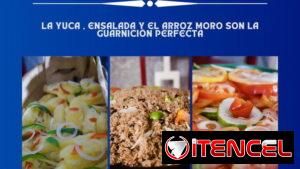 Comida criolla por encargo para grupos Congris, yuca, carne de puerco, ensalada Menú para el día a día
