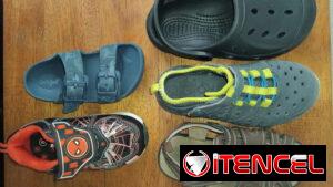 Zapatos para varón y hembra