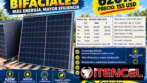 Paneles solares bifaciales RIMMA de 620W