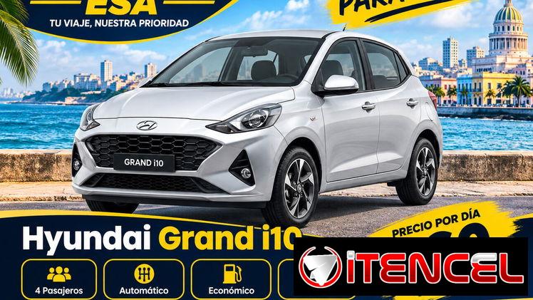 Hyundai Grand i10 disponible para renta