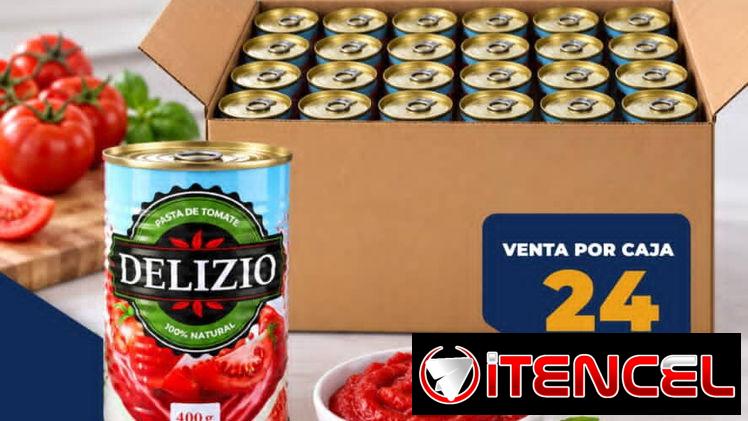 🚧 Pasta de Tomate 400 g Lata –  Venta Por Caja De 24 Unidades  🚧