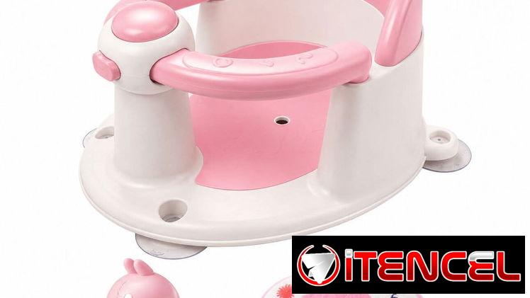 🛁💗 ASIENTO DE BAÑERA PARA BEBÉ 💗🛁 👶 Para bebés a partir de 6 meses ✨ Diseño ergonómico, cómodo y seguro 🛡️ 4 vent
