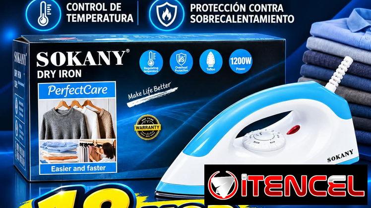PLANCHA SECA DE 1200w DE ROPA (RADICAMOS EN SAN MIGUEL DEL PADRÓN)