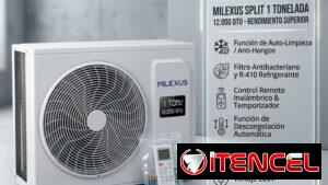 Split Milexus 1 Ton (12.000 BTU) 220V - $320 USD | Factura y Garantía + Tubería Cobre 3.5m | Envío Gratis Disponible