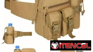 🎒 Riñonera Táctica Multifuncional – Gran Capacidad con Bolsillo Lateral