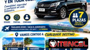 Taxi disponible capacidad máxima 7 personas,moderno,climatizado. Camiones cerrados de carga, secos y refrigerados.