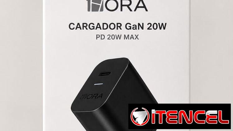🔌 CARGADOR HORA GaN 20W — POTENCIA Y CARGA RÁPIDA 🔌