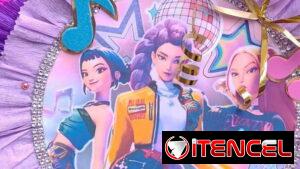 Piñata redonda Guerreras Kpop