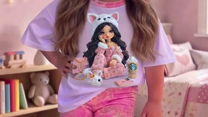 Conjuntos de Niñas de Blusa y Licra — foto 3