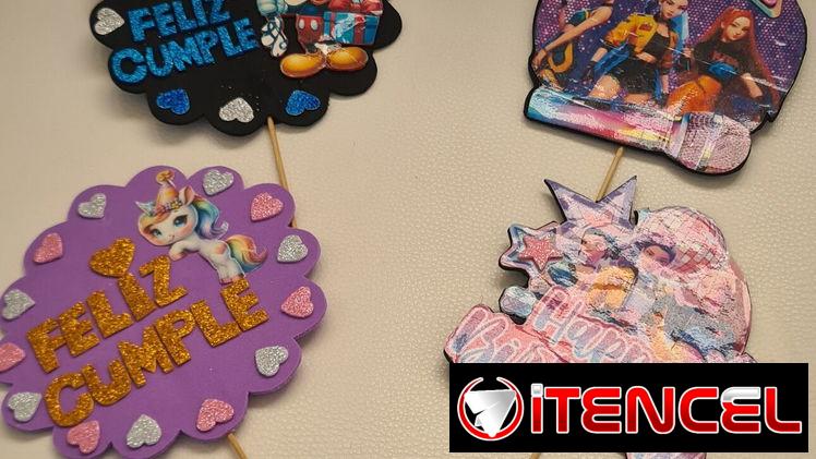 Topper para cumpleaños