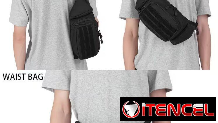 Riñonera Deportiva Táctica con Portación Oculta color negro — foto 2