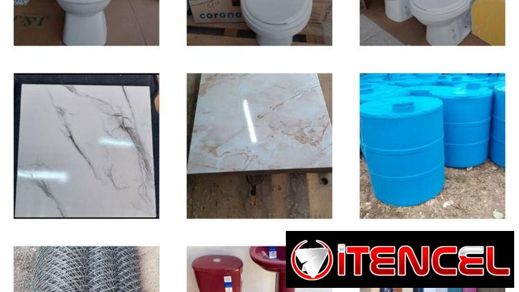 🔴 AZULEJOS  TAZAS DE BAÑO FREGADEROS CINTILLOS TEJAS TUBOS PUZZLES ROLLO DE CERCA ALAMBRE PÚAS CEMENTO COLA Y MAS