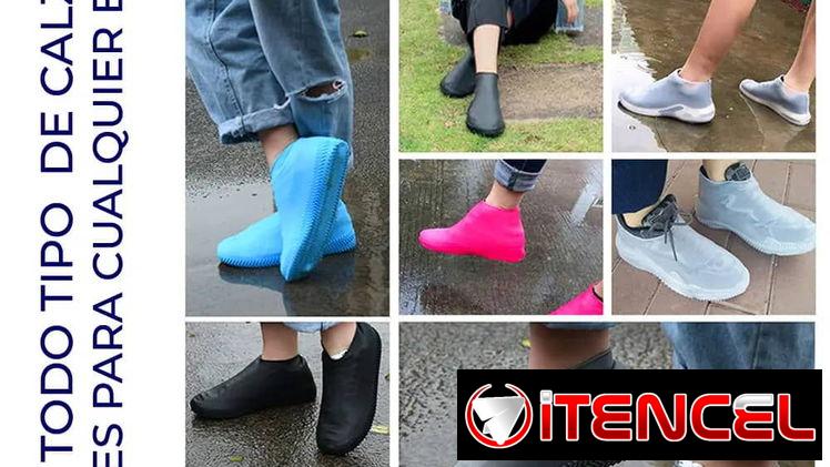 Protector de silicona Impermeable Cubre Zapato de la Lluvia.