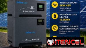 Kit todo en 1 infinity solar 6 con 15