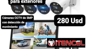 Cámara de Seguridad con cable para exteriores, $280 usd ❗