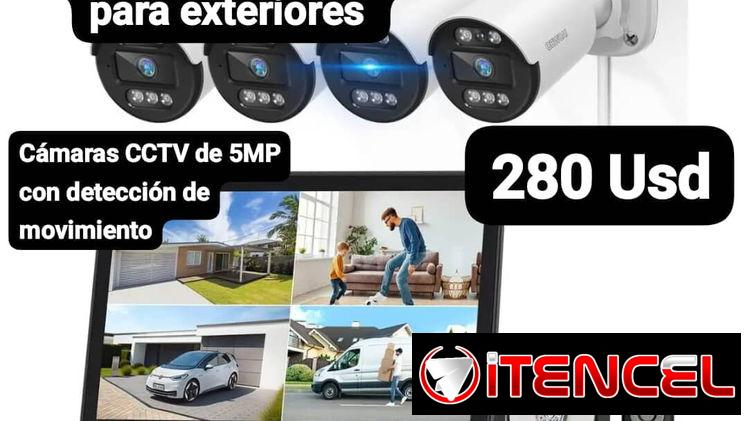 Cámara de Seguridad con cable para exteriores, $280 usd ❗