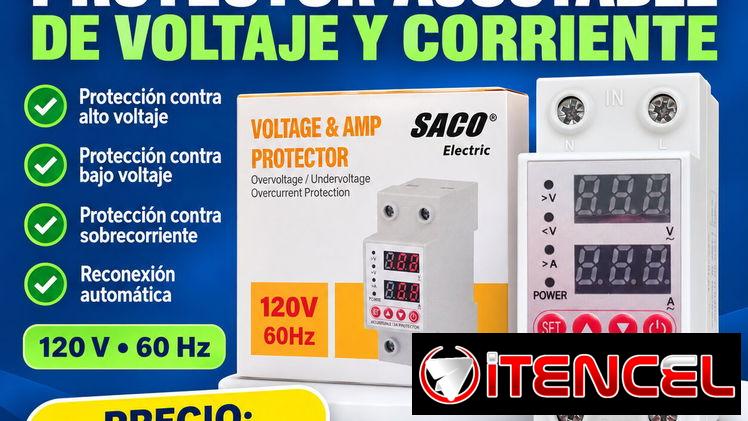 Protector ajustable de voltaje y corriente