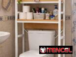 🧧Estante organizadorde 3 nivelesde tablero de madera y marco de metal/40 usd🧧