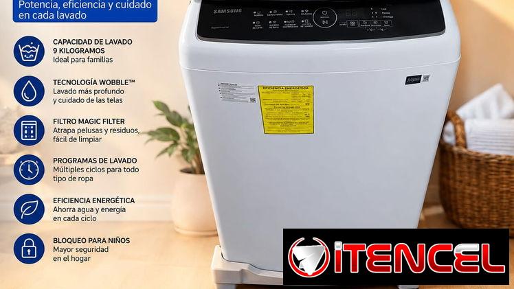 Lavadora Samsung 9kg automática